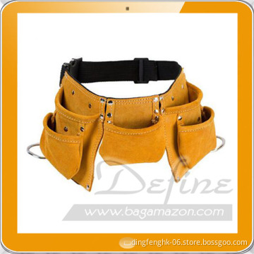 Custom Suede Leather Waist Tool Bag Belt for Electrician